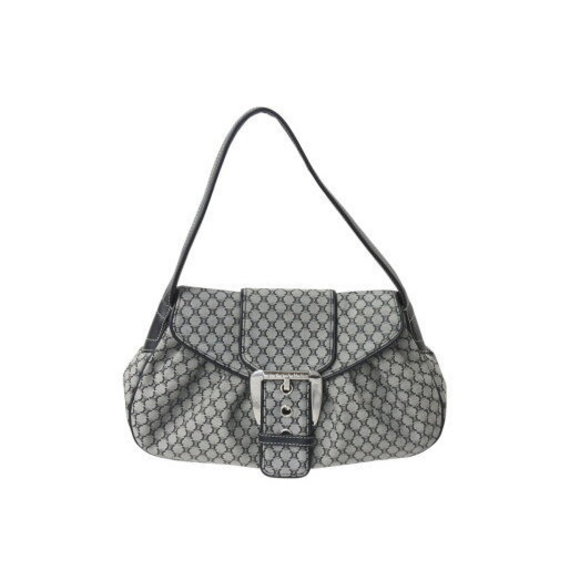 Celine Shoulder Bag Black Leather Macadam - Picture 1 of 9